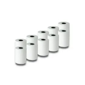 Lämpöpaperirulla Qoltec 51896 10 osaa Valkoinen 57 mm 20 m