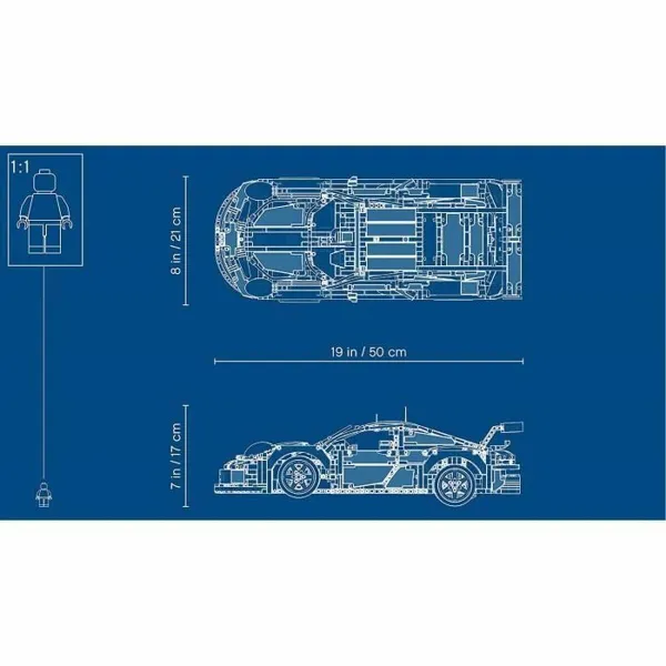 Construction set   Lego Porsche 911 RSR