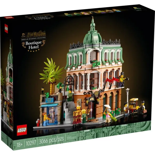 Statybos rinkinys Lego Icons 10297 Boutique Hotel Juoda 3066 Dalys