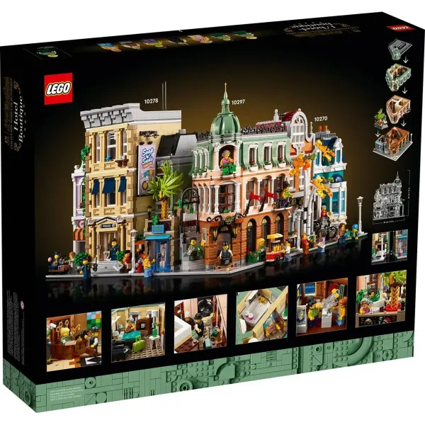 Statybos rinkinys Lego Icons 10297 Boutique Hotel Juoda 3066 Dalys