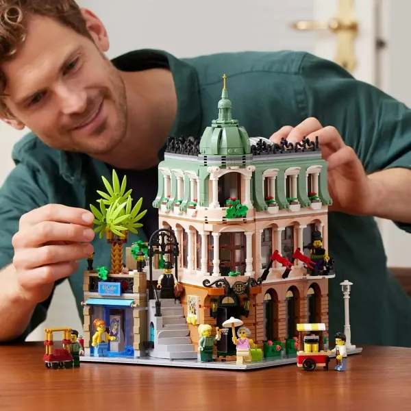 Statybos rinkinys Lego Icons 10297 Boutique Hotel Juoda 3066 Dalys
