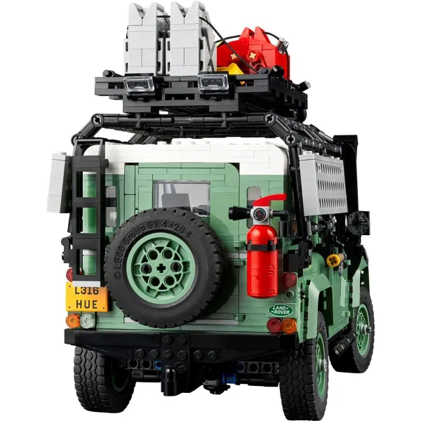 Строительный набор Lego LAND ROVER CLASSIC DEFENDER 90 Чёрный 2336 Предметы