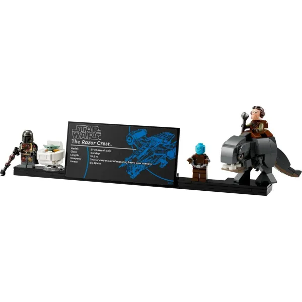 Statybos rinkinys Lego Star Wars 75331 The Razor Crest Juoda 6187 Dalys