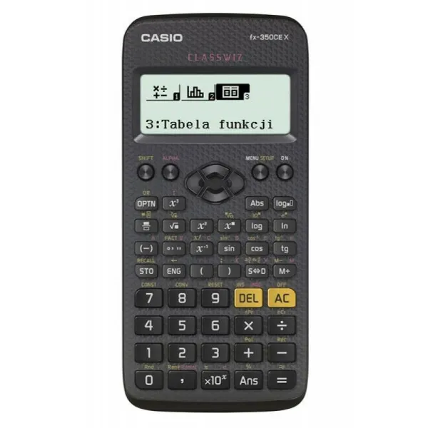 Mokslinis skaičiuotuvas Casio FX-350CEX Juoda