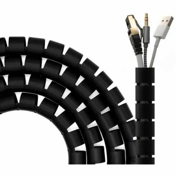 Organizator de Cable Aisens A151-0604 Juoda Plastmasinis