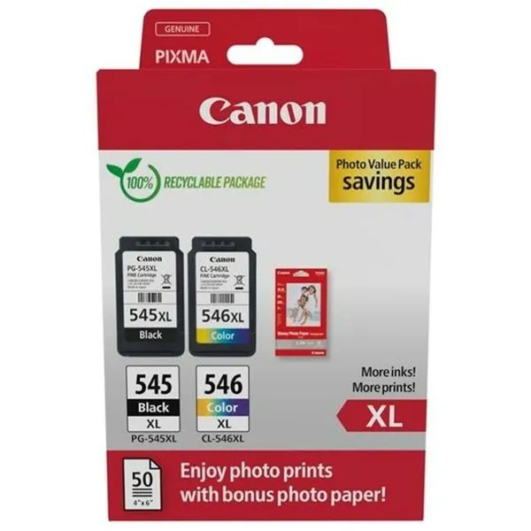 Oriģinālais Tintes Kārtridžs Canon Pg-545Xl/Cl-546Xl Daudzkrāsains