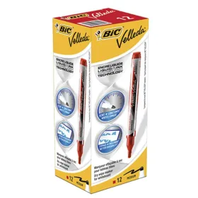 Whiteboard marker Bic 902089 Red Circular 12 Pieces