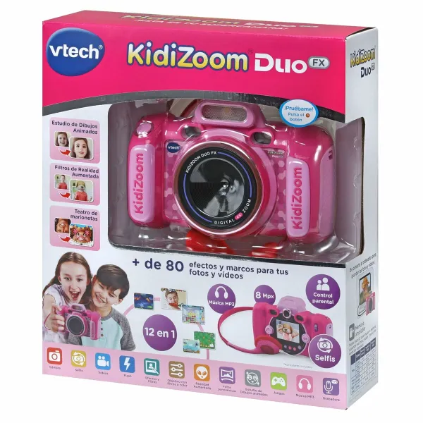 Vaikiškas fotoaparatas Vtech Kidizoom Duo DX Rožinė