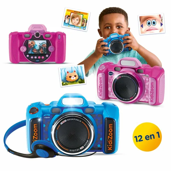 Vaikiškas fotoaparatas Vtech Kidizoom Duo DX Rožinė