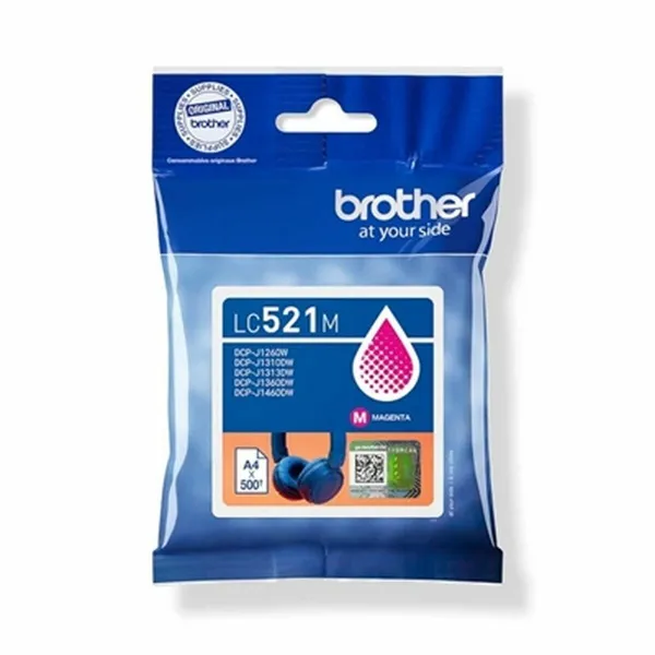 Original Ink Cartridge Brother LC521M Magenta