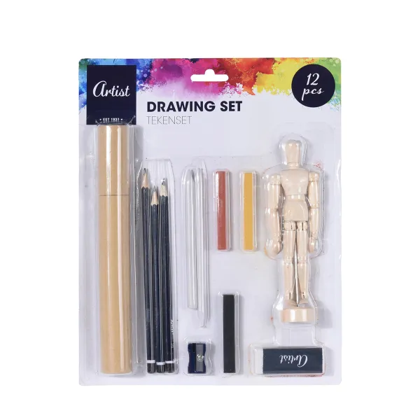 Joonistuskomplekt Artist (12 Pcs)
