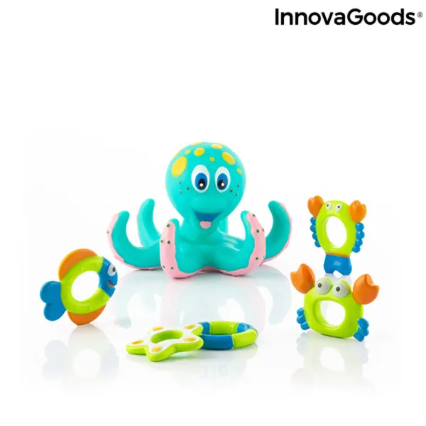 Plaukiojantis aštuonkojis su žiedais Ringtopus InnovaGoods (Naudoti B)