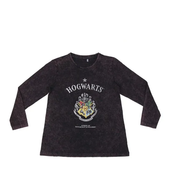 Lasten pitkähihainen paita Harry Potter Harmaa Tumman harmaa