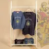 Bērnu Krekls ar Garām Piedurknēm Harry Potter Pelēks Tumši pelēks