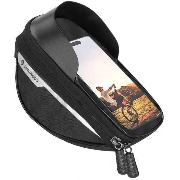 Bicycle bag with phone holder Springos BA0024