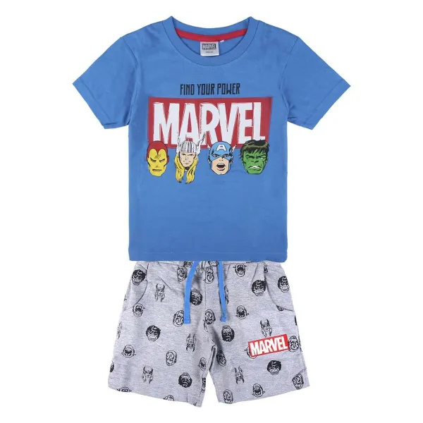 Drēbju komplekts The Avengers Zils Pelēks