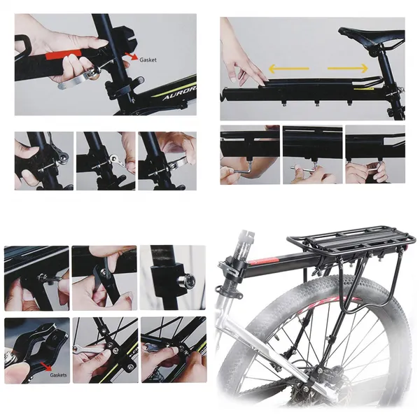 Rear bike rack Springos BA0021