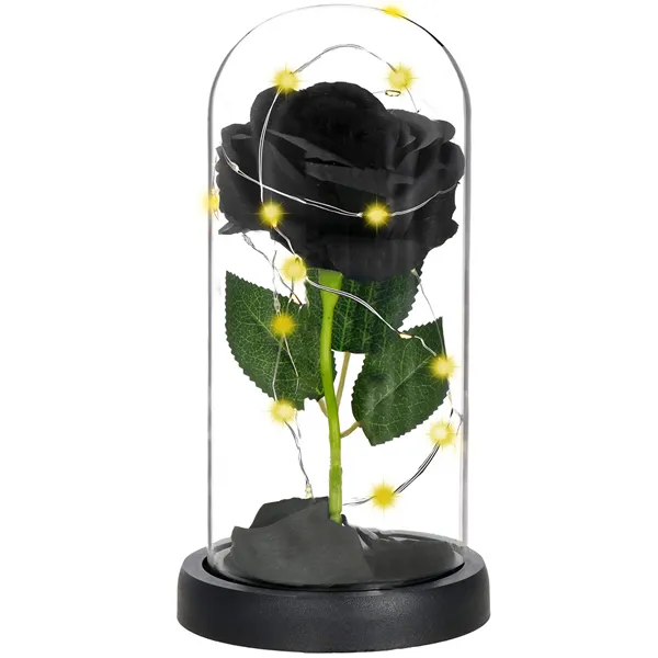 Eternal rose in glass Springos HA7442