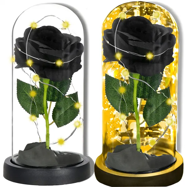 Eternal rose in glass Springos HA7442