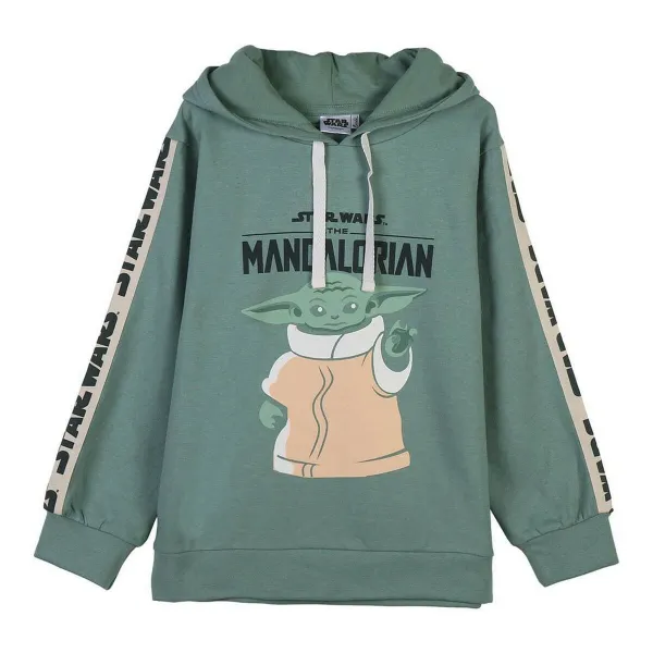 Толстовка с капюшоном детская The Mandalorian Зеленый