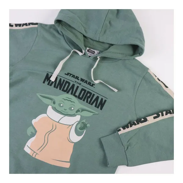 Толстовка с капюшоном детская The Mandalorian Зеленый