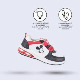 Sporta apavi ar LED Mickey Mouse Pelēks