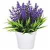 Artificial heather in a pot Springos HA7407