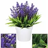 Artificial heather in a pot Springos HA7407