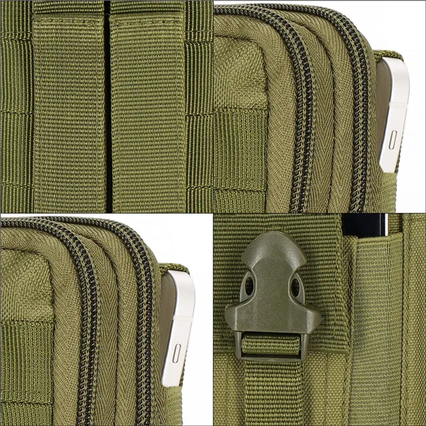 Military Belt Bag Tactical Springos CS0099 Dark Green