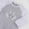 Romper kostiumėlis kūdikiams ilgomis rankovėmis Looney Tunes Pilka