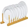 Bamboo plate stand Springos KI0154