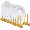 Bamboo plate stand Springos KI0154