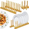 Bamboo plate stand Springos KI0154