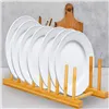 Bamboo plate stand Springos KI0154