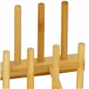 Bamboo plate stand Springos KI0154