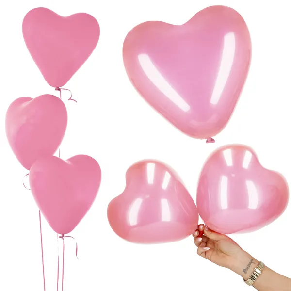 Set of heart balloons 50 pcs. Springos PS0051