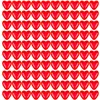 Set of balloons, hearts Springos PS0036 100 pcs.