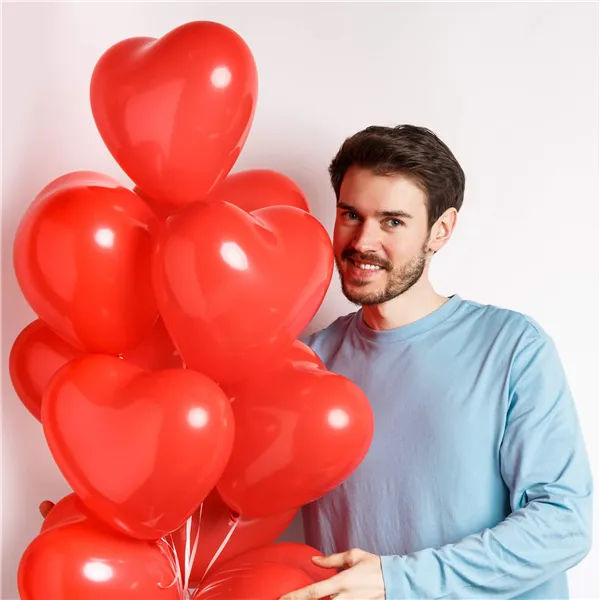 Set of balloons, hearts Springos PS0036 100 pcs.