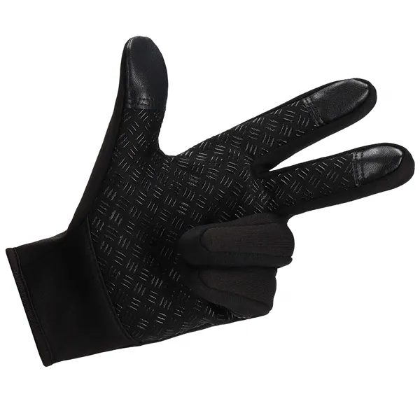 Universal winter phone touch gloves Springos GL0001 S size, black