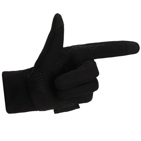 Universal winter phone touch gloves Springos GL0005 M size, black