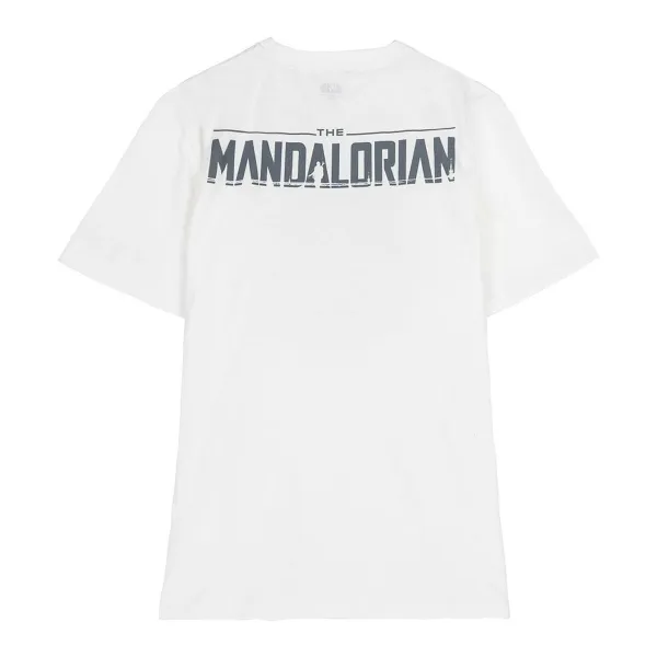 Детский Футболка с коротким рукавом The Mandalorian Белый