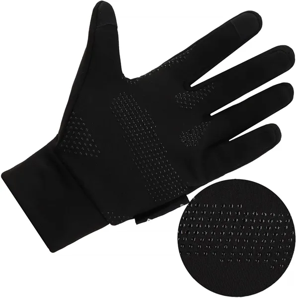 Universal winter phone touch gloves Springos GL0006 L size, black