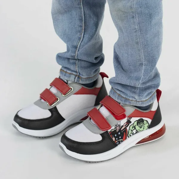 LED lenkkarit The Avengers Musta Velcro