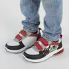 LED Trainers The Avengers Black Velcro