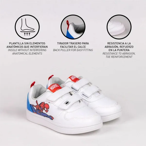Spordijalanõud Lastele Spider-Man Velcro