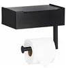 Toilet paper holder with shelf Springos HA7331