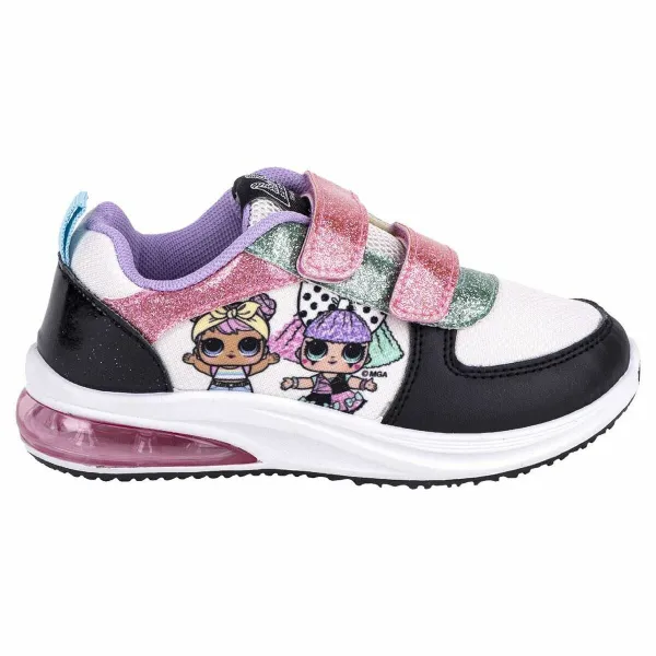 LED Trainers LOL Surprise! Black Velcro