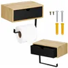 Toilet paper holder with shelf Springos HA7332