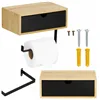 Toilet paper holder with shelf Springos HA7332