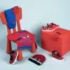 Sporta apavi ar LED Spider-Man Sarkans Velcro